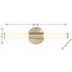 Connor LED Vanity (8-9999-18-BR)