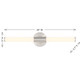 Connor LED Vanity (8-9999-24-SN)
