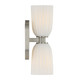 Baldwin Two Light Wall Sconce (9-1245-2-SN)