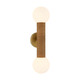 Savoy House - 9-4081-2-322 - Two Light Wall Sconce - Jarrell - Warm Brass