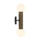 Jarrell Two Light Wall Sconce (9-4081-2-BK)