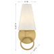 Wilkes One Light Wall Sconce (9-4700-1-322)