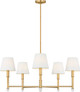 Greard Five Light Chandelier (AC1195GD)