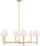 Greard Six Light Chandelier (AC1206GD)