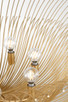 Dorelle Eight Light Chandelier (LXC1218GD)