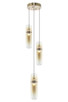 Matteo Lighting - C32603CGAM - LED Pendant - Amulet - Champagne Gold