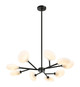 Matteo Lighting - C33709MB - LED Pendant - PEONY - Matte Black