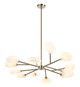 Matteo Lighting - C33712CG - LED Pendant - PEONY - Champagne Gold