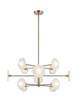 Matteo Lighting - C42612CG - LED Pendant - MONUMENT - Champagne Gold