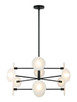 Matteo Lighting - C42612MB - LED Pendant - MONUMENT - Matte Black