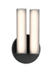 Matteo Lighting - W32222MBSM - LED Wall Sconce - AXIS - Matte Black