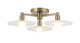 Matteo Lighting - X42603CG - LED Ceiling Mount - Monument - Champagne Gold