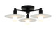 Matteo Lighting - X42603MB - LED Ceiling Mount - MONUMENT - Matte Black