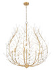 Claudine Eight Light Chandelier (353-38MGLD)