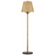 Currey and Company - 8000-0139 - One Light Floor Lamp - Annabelle Collection - Natural/Molé Black