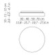 Drum LED Wall / Ceiling Light (ZA-LD891013)