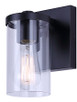 Canarm - IVL1234A01BK - One Light Vanity - Britton - Matte Black