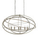Currey and Company - 9000-0443 - Six Light Chandelier - Octavius Chandelier - Silver Leaf
