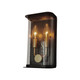 Artcraft - AC8970BK - Two Light Outdoor Lantern - Stonegate - Black