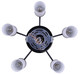 Kinslea Five Light Chandelier (ICH1165A05BK-FR)