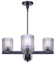 Renzo Four Light Chandelier (ICH1243A04BK)
