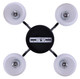 Nella Four Light Chandelier (ICH2257B04BK)