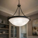 Devon Three Light Chandelier (ICH4115BK)