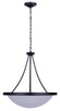 Devon Three Light Chandelier (ICH4118BK)
