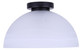 Marek One Light Flush Mount (IFM2260B13BK)