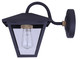 Ira One Light Outdoor Wall Lantern (IOL764BKG)