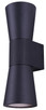 Canarm - IOL782BK - Two Light Outdoor Wall Lantern - Rami - Sand Black