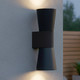 Rami Two Light Outdoor Wall Lantern (IOL782BK)