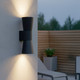 Rami Two Light Outdoor Wall Lantern (IOL782BK)