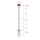 Britton One Light Pendant (IPL1234A01BK-FO)