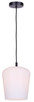 Canarm - IPL1249A01BK-OR - One Light Pendant - Leandro - Matte Black