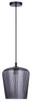 Leandro One Light Pendant (IPL1249A01BK-SR)