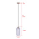 Malek One Light Pendant (IPL1250A01GD-SR)