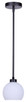 Nella One Light Pendant (IPL2257B01BK)