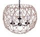 Hora-Marron Three Light Pendant (IPL2269B03BK20)