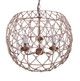Hora-Marron Three Light Pendant (IPL2269B03BR20)