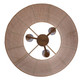 Manille Three Light Pendant (IPL2270B03GD18)