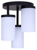 Britton Three Light Semi-Flush Mount (ISF1234A03BK-FO)