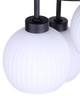 Nella Three Light Semi-Flush Mount (ISF2257B03BK)
