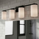 Britton Four Light Vanity (IVL1234A04BK-FO)