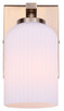 Bram One Light Wall Sconce (IVL1241A01GD)