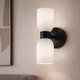 Darius Two Light Wall Fixture (IWF1251A02BK)