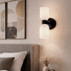 Darius Two Light Wall Fixture (IWF1251A02BK)