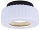 Canarm - LFM338A11BKR - LED Flush Mount - Dario - Matte Black And White
