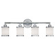 Millennium - 224-CH - Four Light Vanity - Chrome