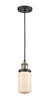 Innovations - 201C-BAB-G311 - One Light Mini Pendant - Franklin Restoration - Black Antique Brass